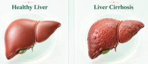 normal-vs-cirrohosis -liver
